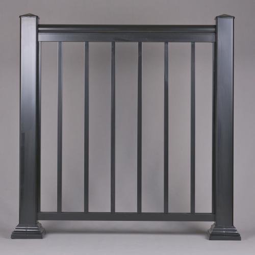 black Aluminum railing design