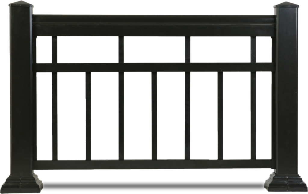 black railing image with no background